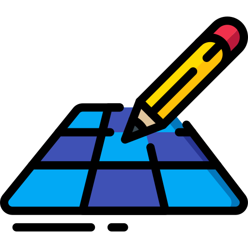 그리드 Basic Miscellany Lineal Color icon