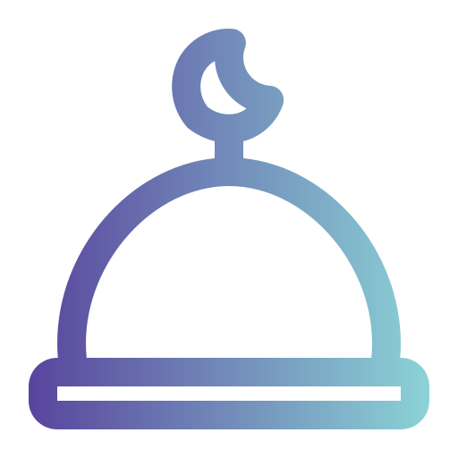 Mosque Generic gradient outline icon