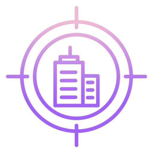 bâtiments Icongeek26 Outline Gradient Icône