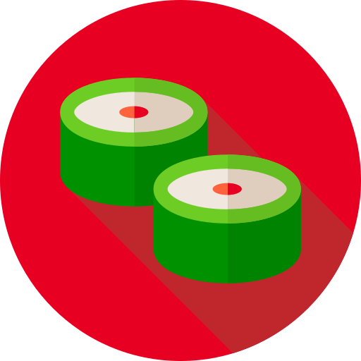 Sushi Flat Circular Flat icon