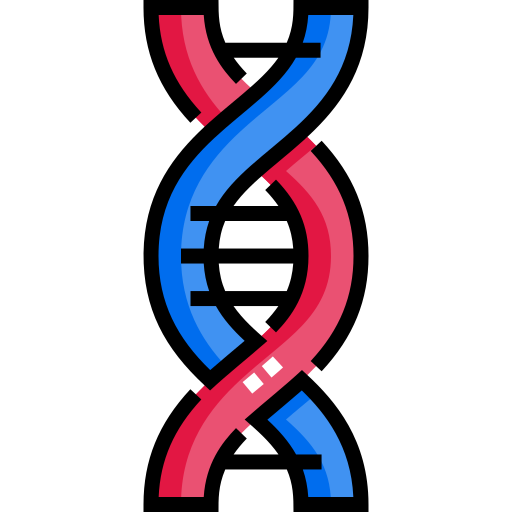 Dna Detailed Straight Lineal color icon