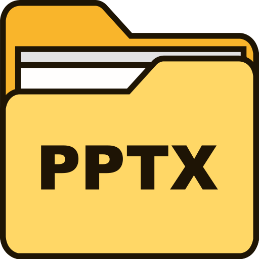 Pptx Generic color lineal-color icon