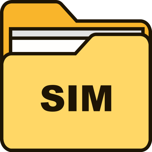 sim Generic color lineal-color icon