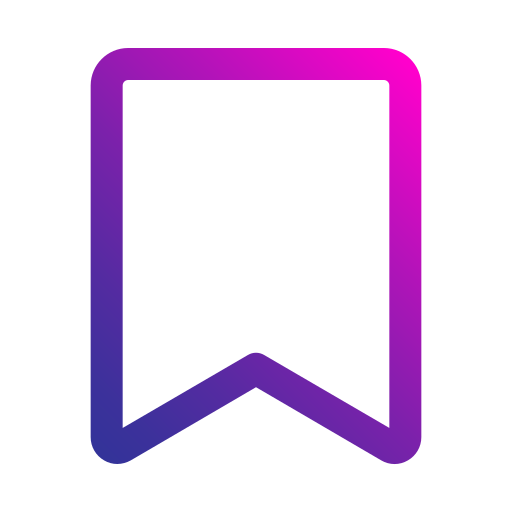 lesezeichen Generic gradient outline icon