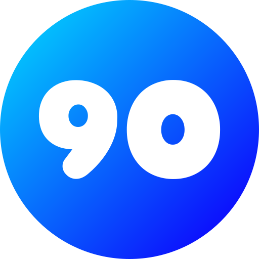 90 Generic gradient fill icon