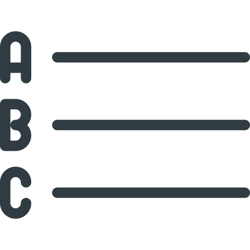 uitlijning Generic outline icoon