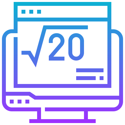 e-learning Meticulous Gradient icon
