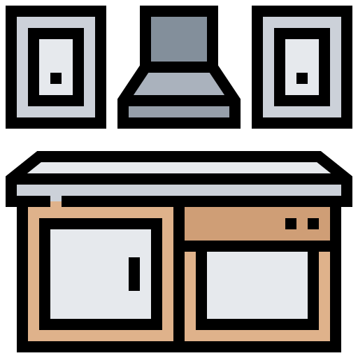 Kitchen Meticulous Lineal Color icon