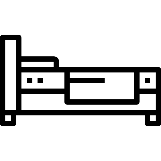 cama Accurate Lineal Ícone