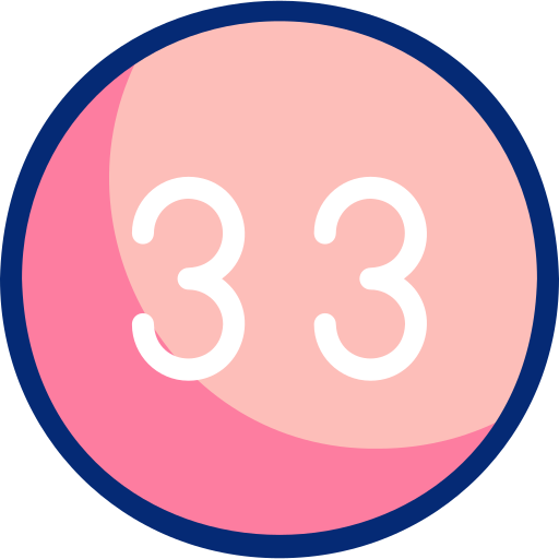 Thirty three Basic Accent Lineal Color icon