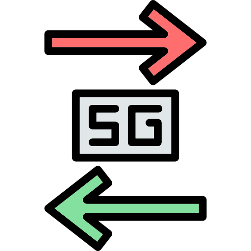 5g Generic color lineal-color icon