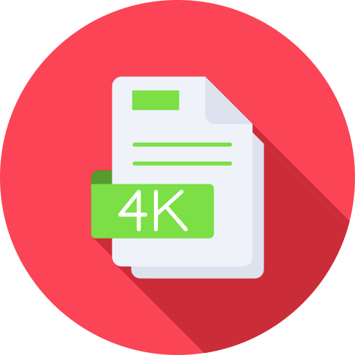 4k Generic color fill icon