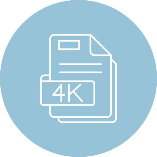 4k Generic color fill icon