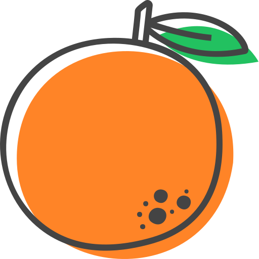 Orange Generic color lineal-color icon