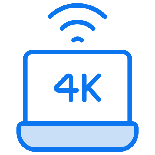 4k Generic color lineal-color icon