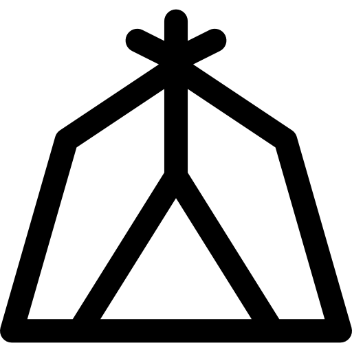 Tent Curved Lineal icon