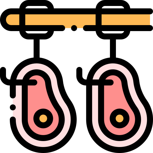 stek Detailed Rounded Lineal color ikona