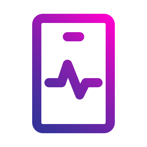 smartfon Generic gradient outline ikona