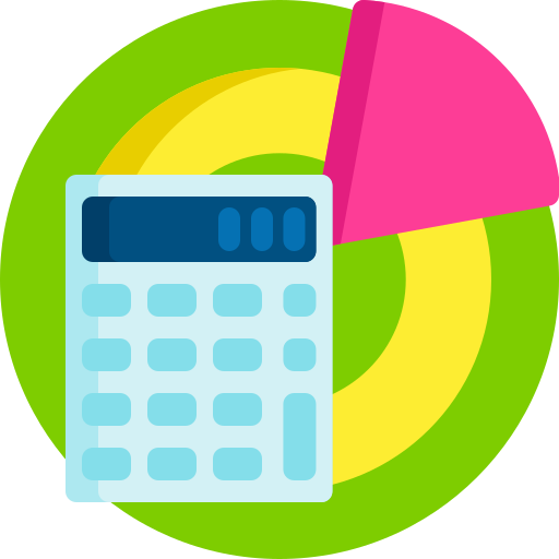 Calculadora Detailed Flat Circular Flat Ícone