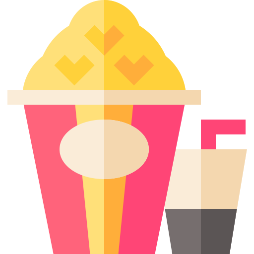 popcorn Basic Straight Flat icon