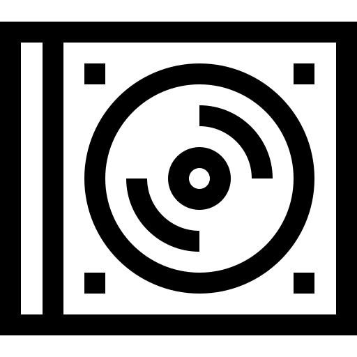 cd Basic Straight Lineal icoon