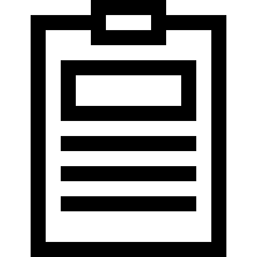 test Basic Straight Lineal icona