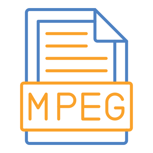 mpeg Generic color outline icon