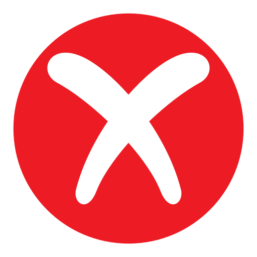 Letter x Generic color fill icon