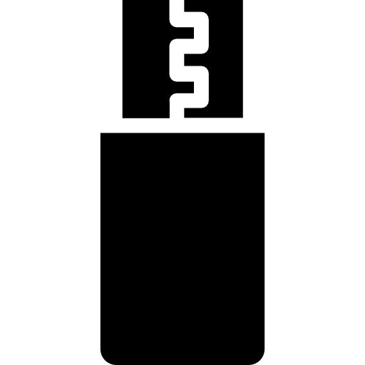 usb Vector Market Fill icon