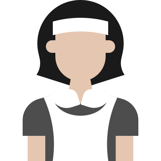 maid Winnievizence Flat icon