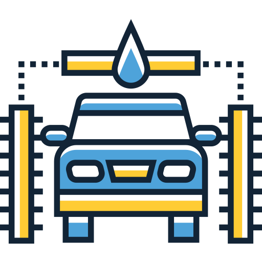 Carwash Flaticons Lineal Color icon