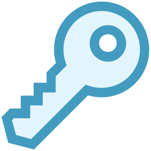 Key Generic color lineal-color icon