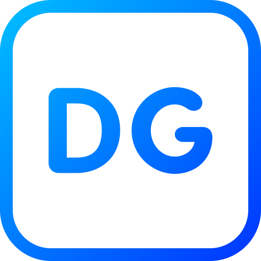 Dg Generic gradient outline icon