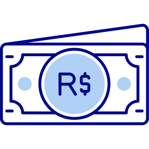 Бразильский реал Generic color lineal-color иконка