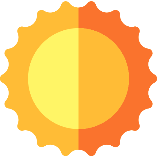 太陽 Basic Rounded Flat icon