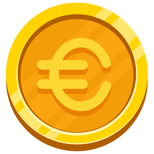 Euro Generic color fill icon