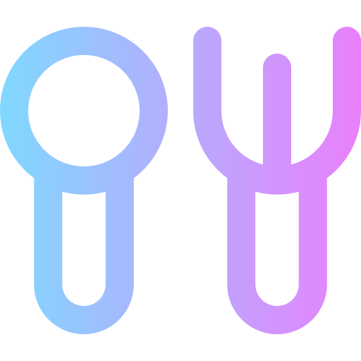 カトラリー Super Basic Rounded Gradient icon