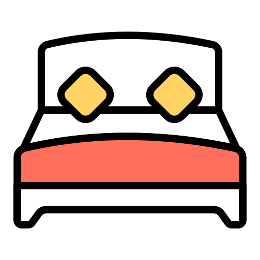 Bed Generic color lineal-color icon