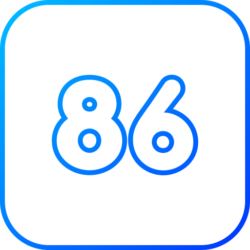 86 Generic gradient outline icon