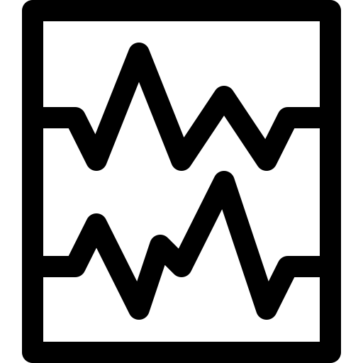 sismico Basic Rounded Lineal icona