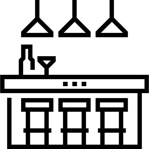 bar Detailed Straight Lineal icoon