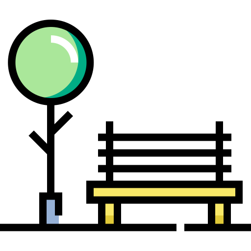 Park Detailed Straight Lineal color icon