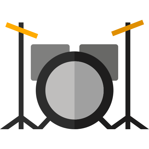 Drum set Andinur Flat icon