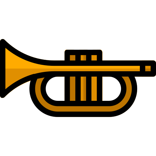 Trumpet Andinur Lineal color icon