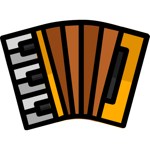 Accordion Andinur Lineal color icon