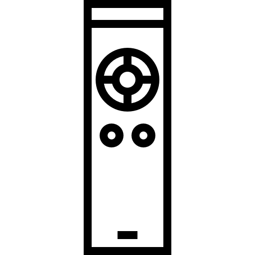 telecomando Detailed Straight Lineal icona