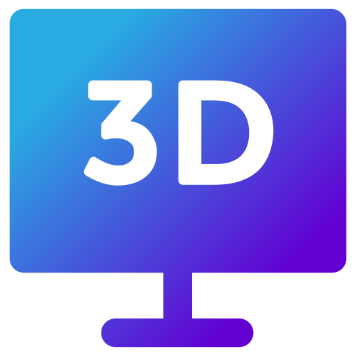 3d Generic gradient fill Ícone