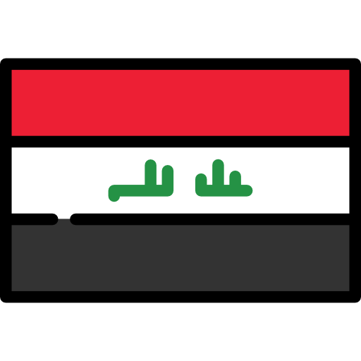 irak Flags Rectangular Icône