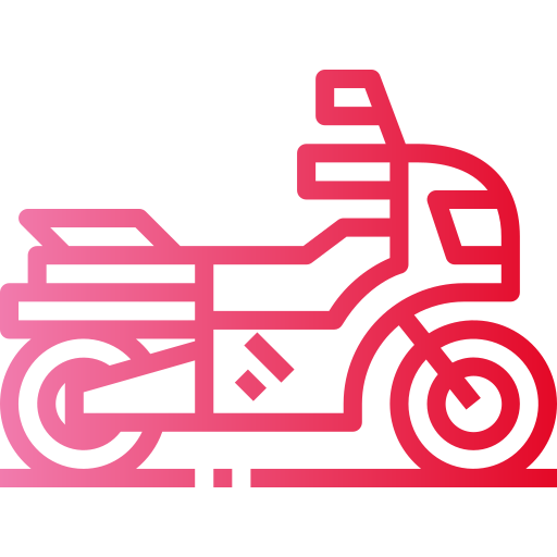 Motorbike Smalllikeart Gradient icon