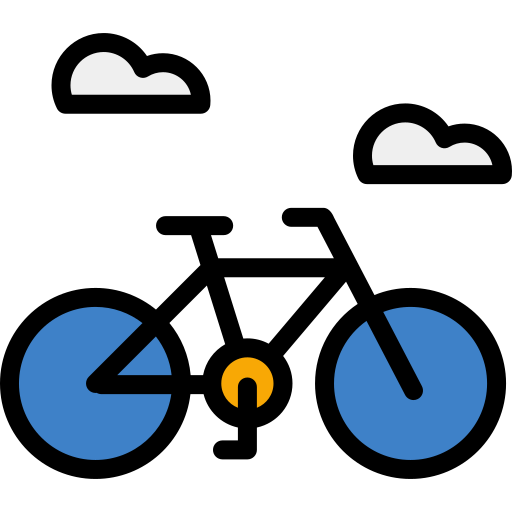 fahrrad Detailed Rounded Lineal color icon